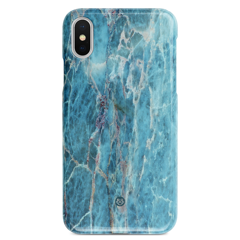 iPhone X / XS Premium Skal - Ocean Marble