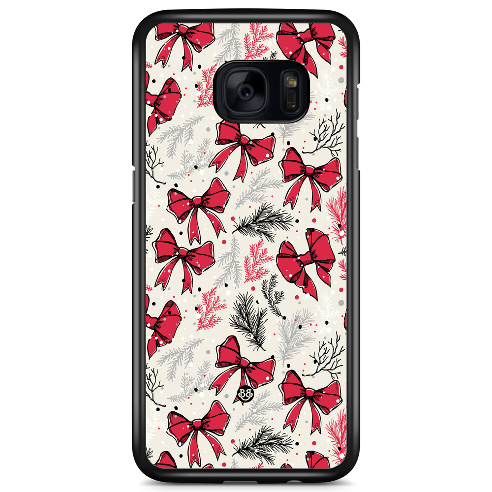Samsung Galaxy S7 Case - Christmas Bows