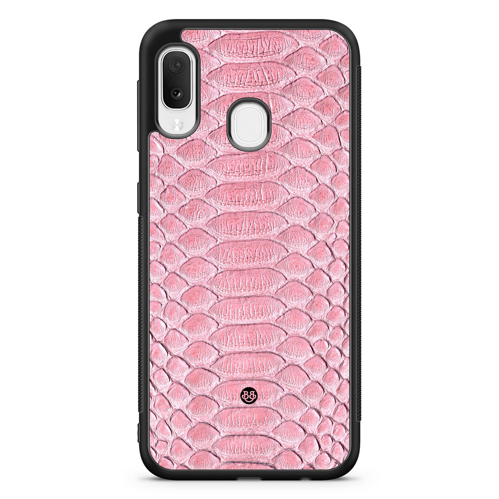 Samsung Galaxy A20e Case - Salmon Snake