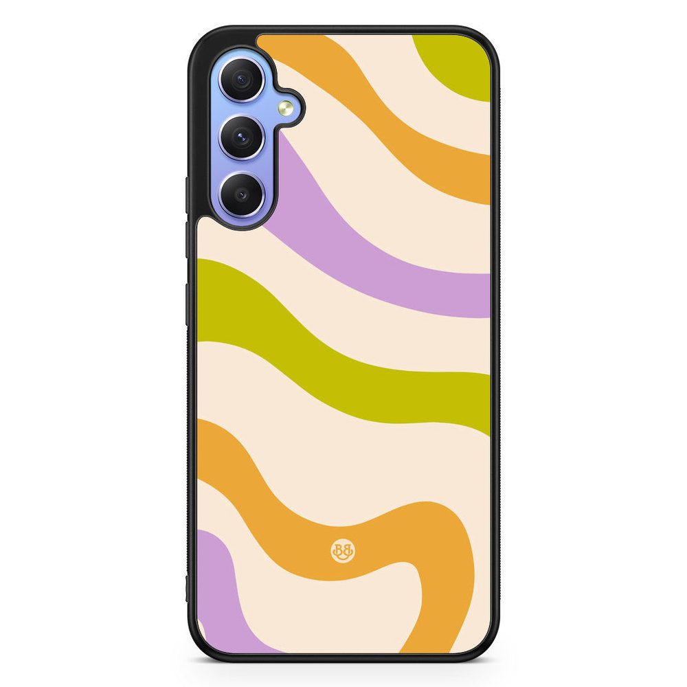 Samsung Galaxy A34 5G Case - Green/Orange 70s