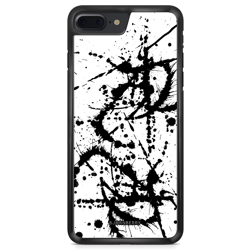 iPhone 8 Plus Skal - Svart Färgstänk