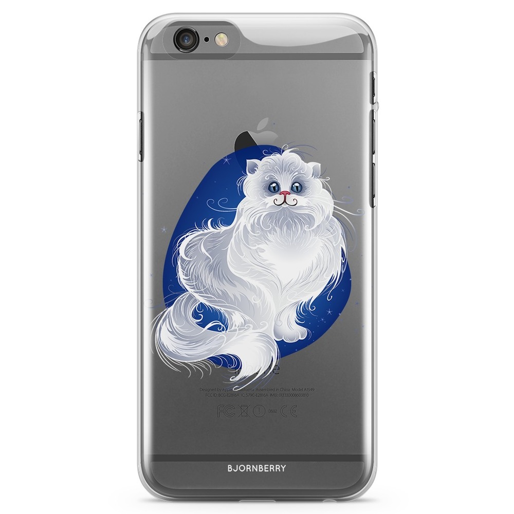 iPhone 6 Plus/6s Plus TPU Case - White Cat