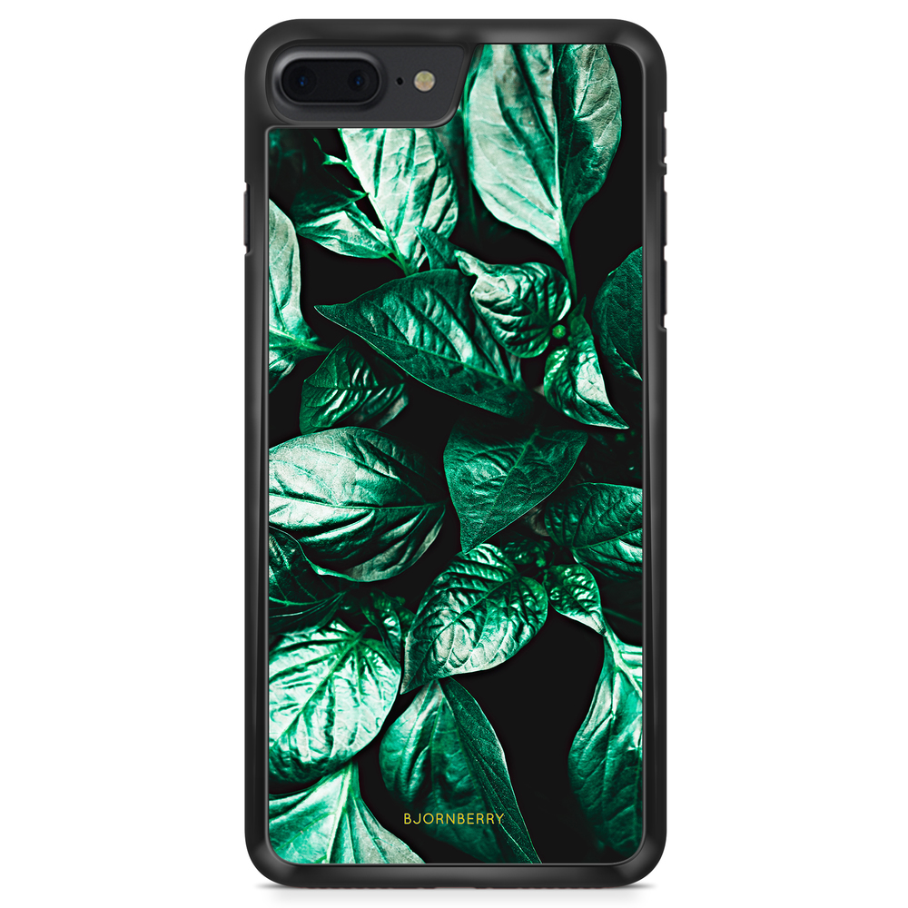 iPhone 8 Plus Case - Green Leaves