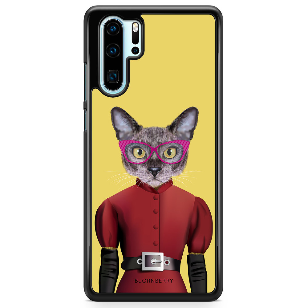 Huawei P30 Pro Case - Hipster Cat