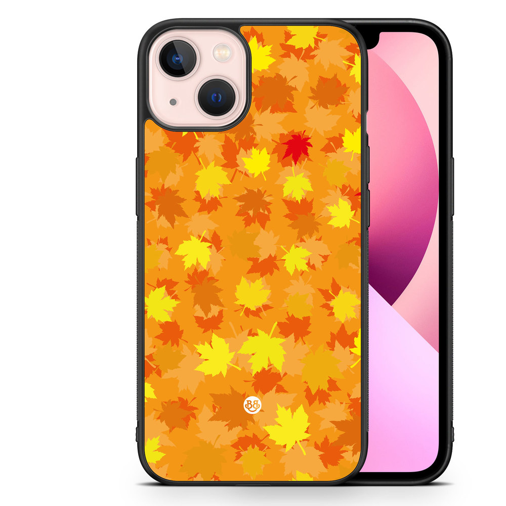 iPhone 13 Case - Orange leaves