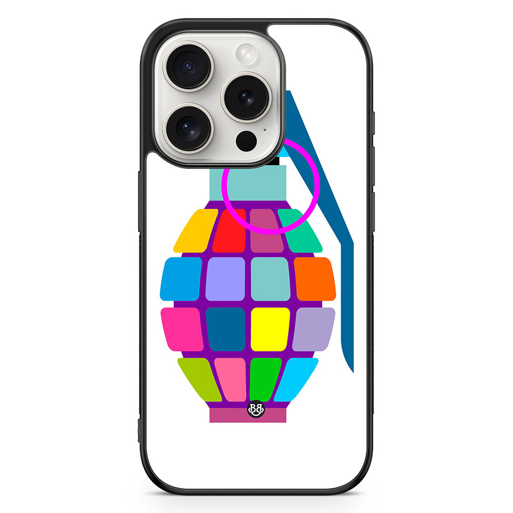 iPhone 15 Pro Case - Color hand grenade