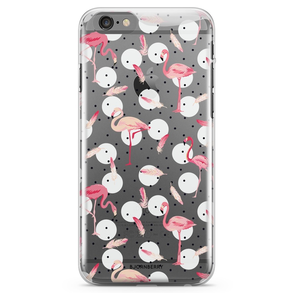 iPhone 6 Plus/6s Plus TPU Case - Flamingos