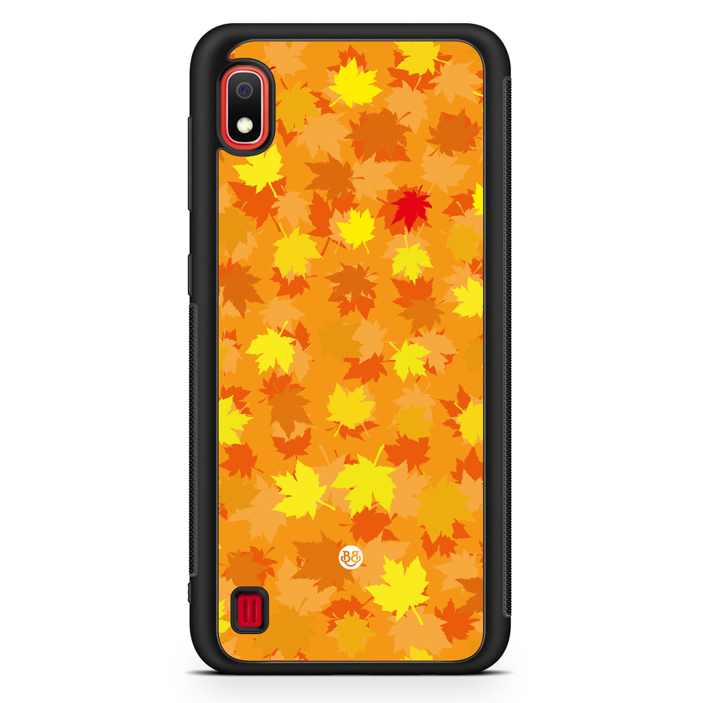 Samsung Galaxy A10 Case - Orange leaves