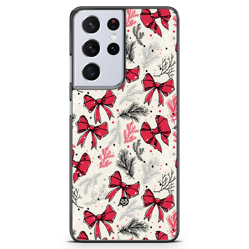 Samsung Galaxy S21 Ultra Case - Christmas Bows