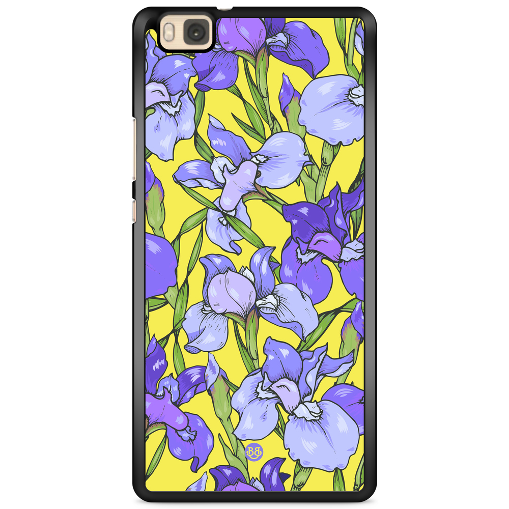 Huawei P8 Lite Case - Iris Flowers