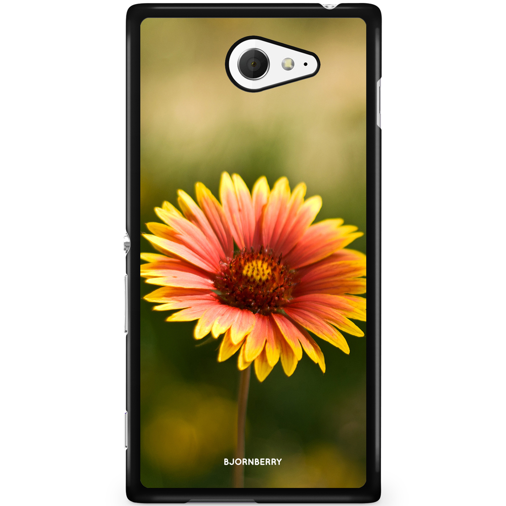 Sony Xperia M2 Aqua Case - Yellow Flower