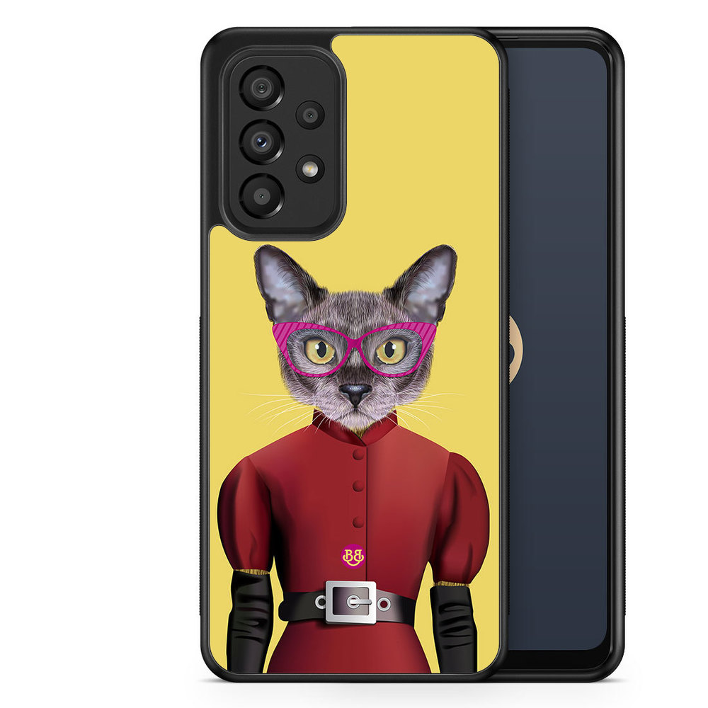 Samsung Galaxy A33 5G Case - Hipster Cat