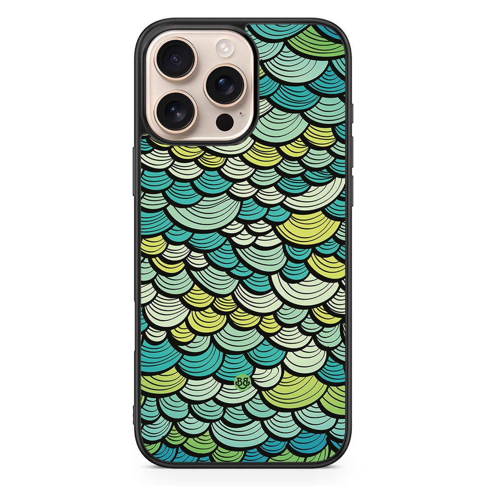 iPhone 16 Pro Max Case - Green Mermaid Scales