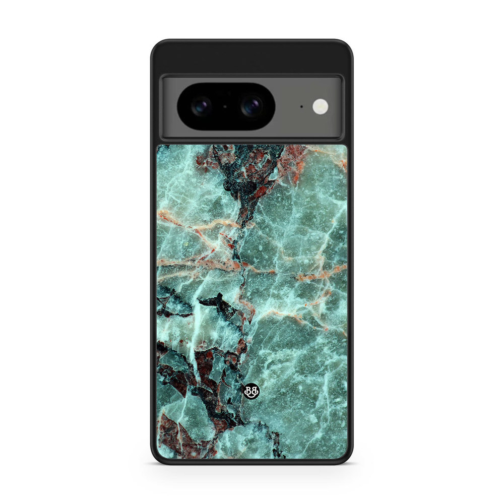 Google Pixel 8 Case - Green Marble