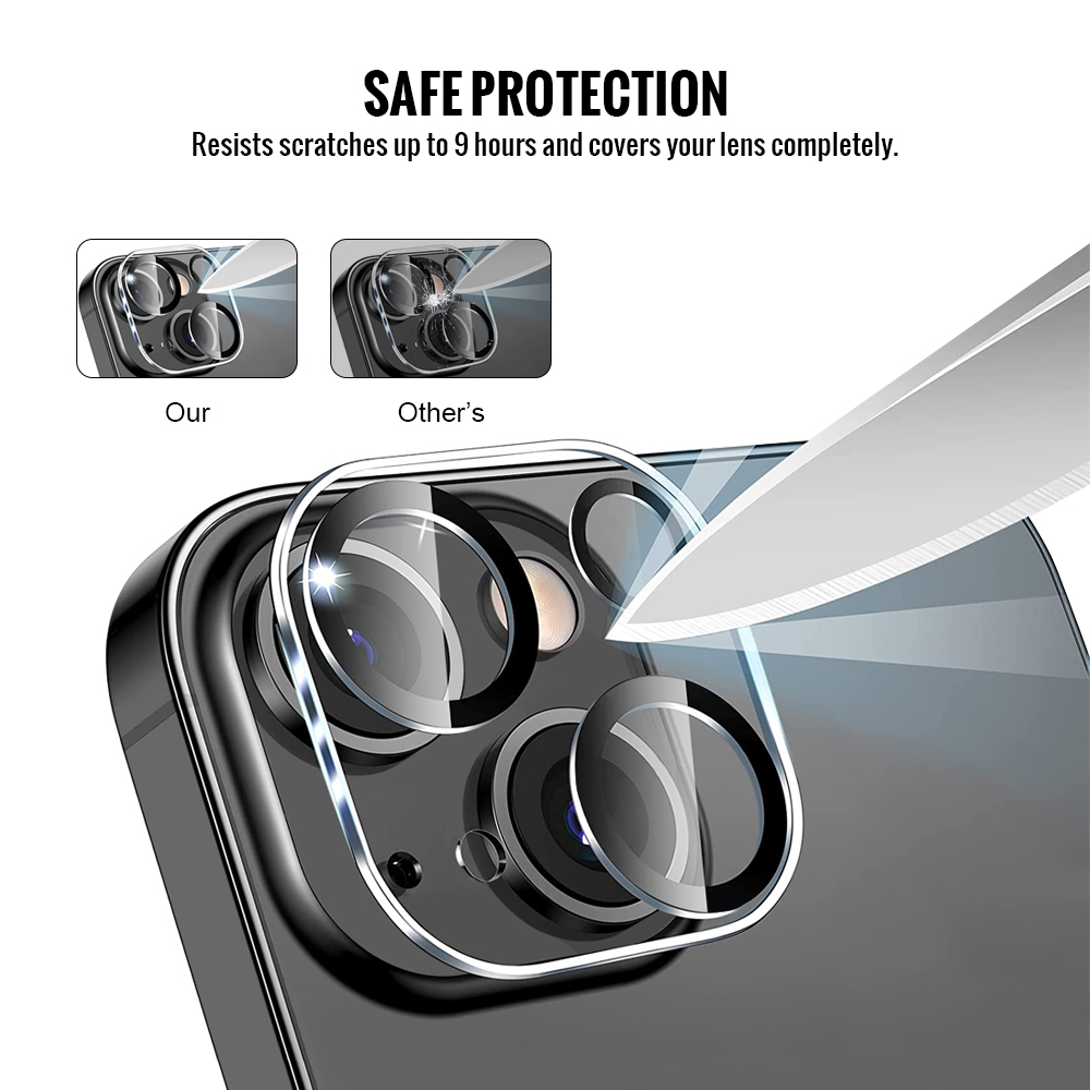 Bjornberry iPhone 15 Camera Lens Protector - Tempered Glas - 2