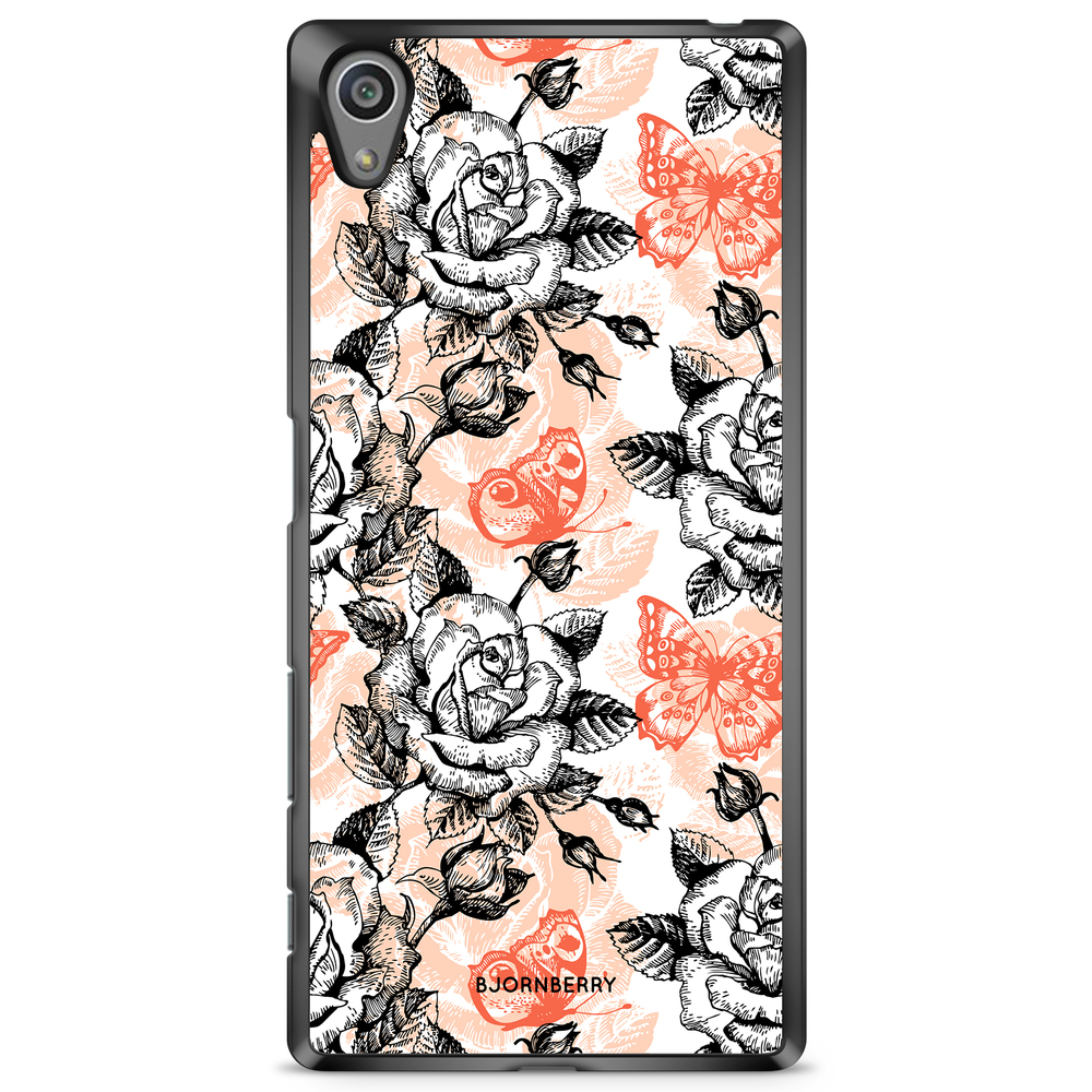 Sony Xperia Z5 Premium Case - Roses & Butterflies
