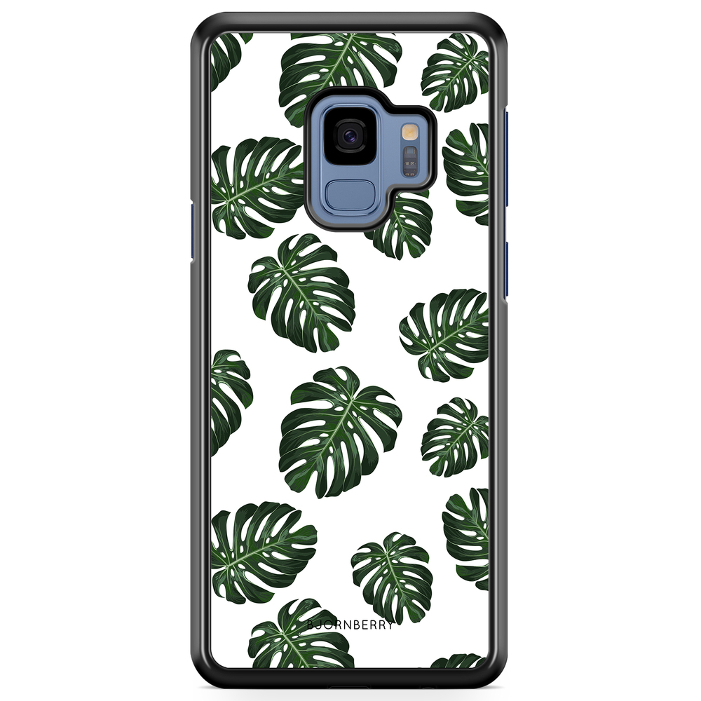 Samsung Galaxy S9 Case - Monstera Pattern