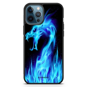 iPhone 12 Pro Skal - Blå Flames Dragon