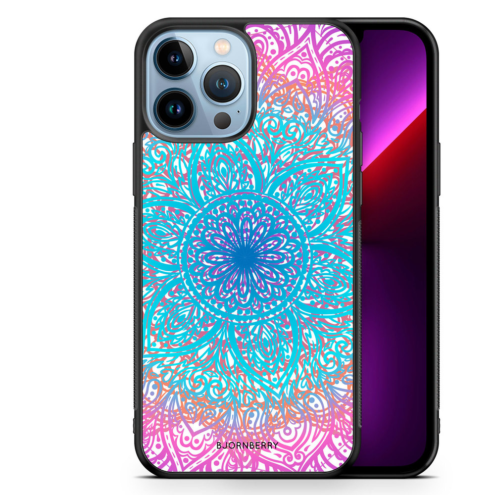 iPhone 13 Pro Max Case - Pastel Mandala