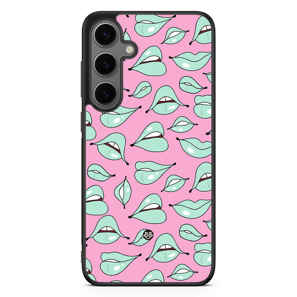 Samsung Galaxy S24 Plus Case - Green Lips