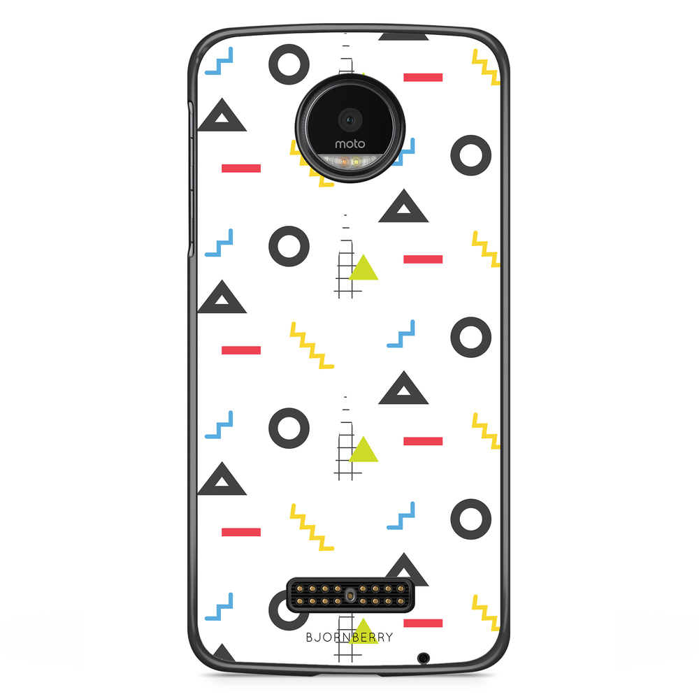 Motorola Moto Z Case - 80s Pattern