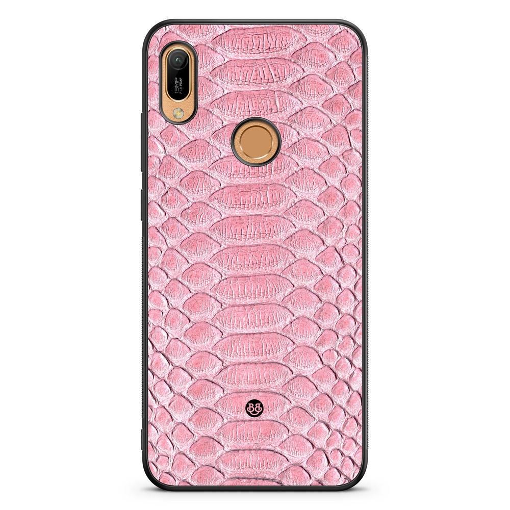 Huawei Y6 2019 Case - Salmon Snake
