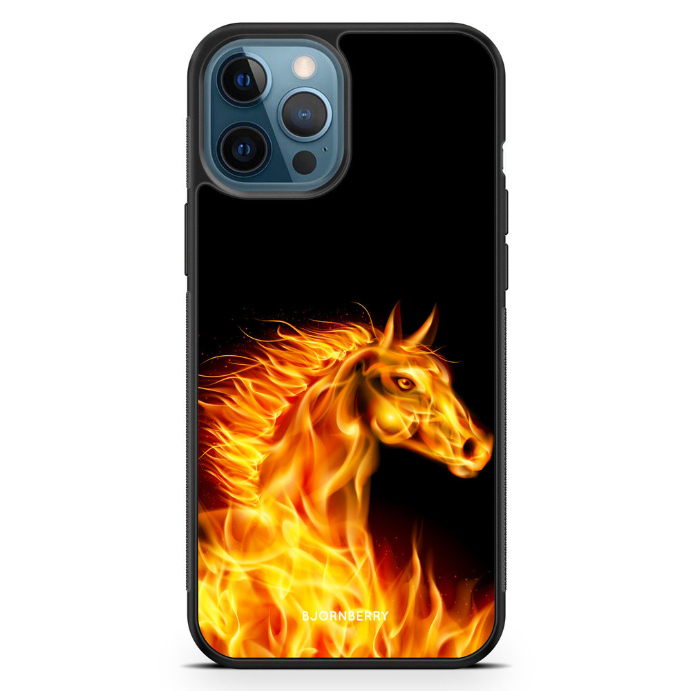 iPhone 12 Pro Case - Flames Horse