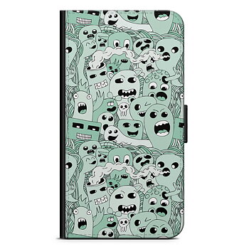 Xiaomi Mi Note 10 Lite Wallet Case - Ghost Pattern