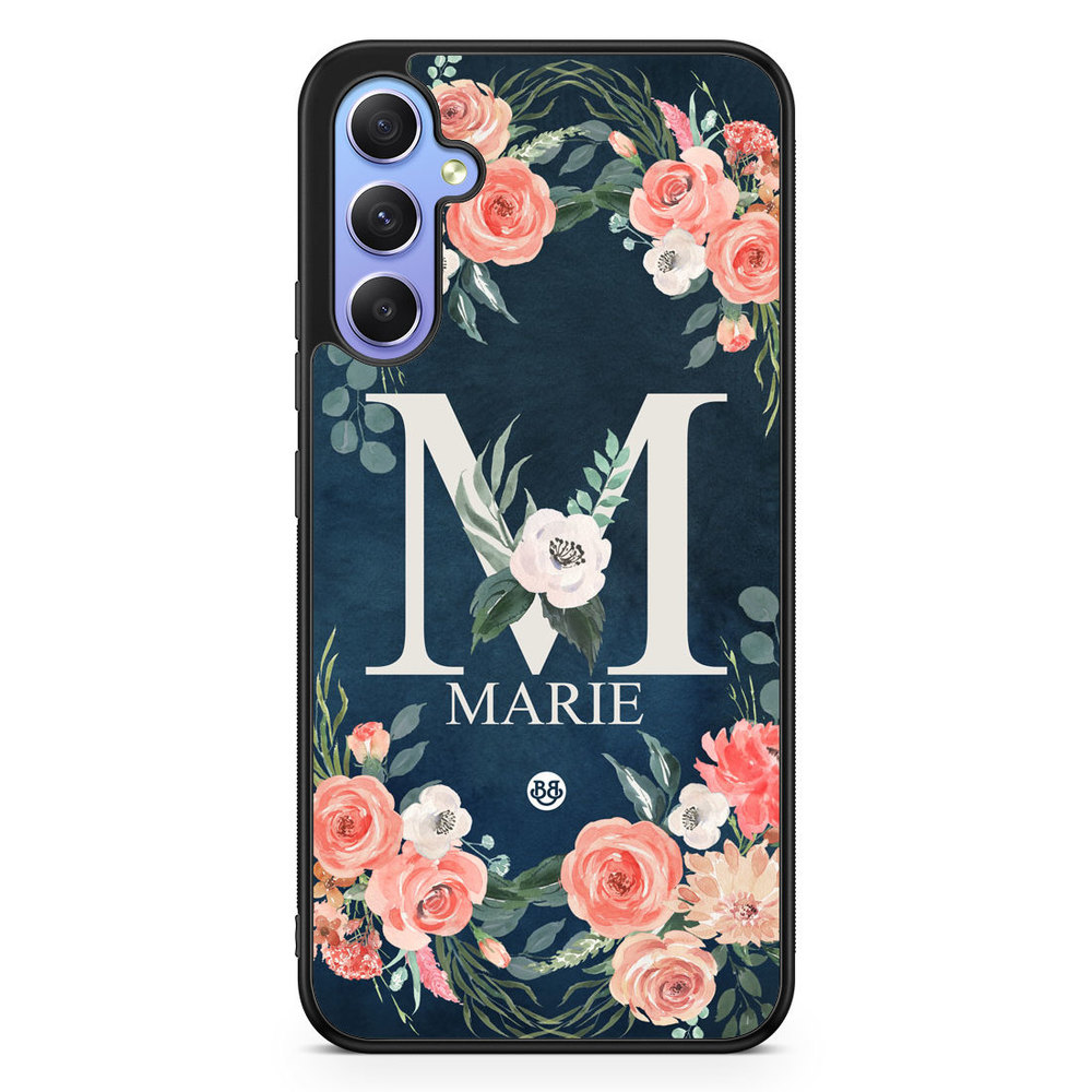 Samsung Galaxy A34 5G Custom Skal - Monogram Name