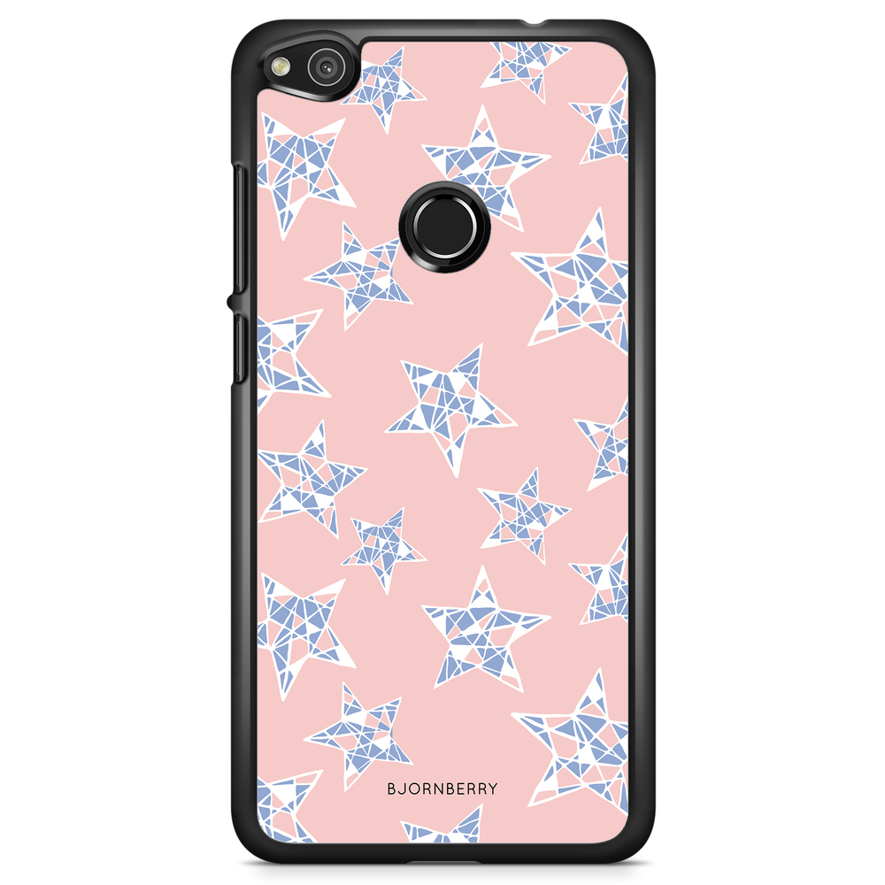 Huawei Honor 8 Lite Case - Rose Quartz Stars