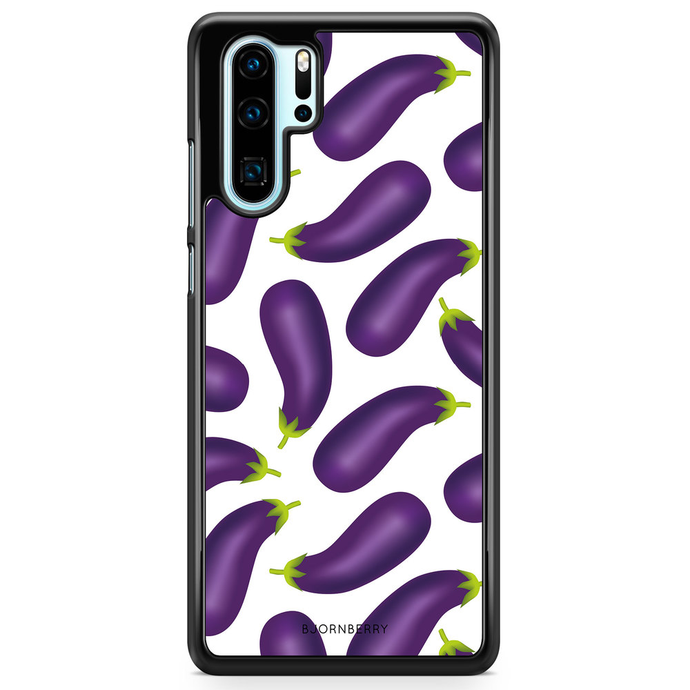 Huawei P30 Pro Case - Eggplant Pattern