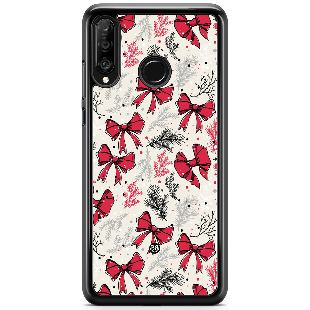 Huawei P30 Lite Case - Christmas Bows