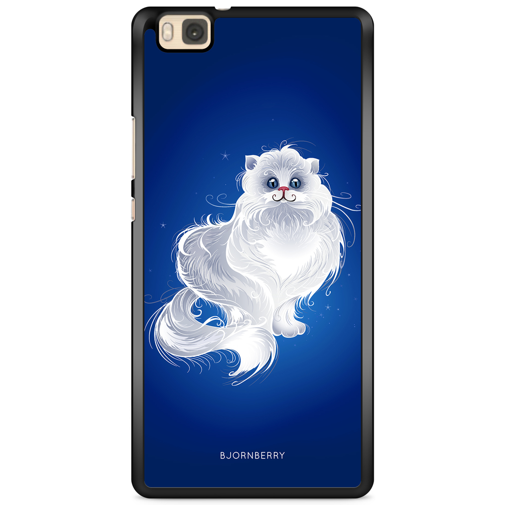 Huawei P8 Lite Case - White Cat