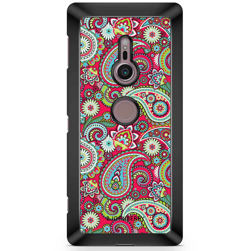 Sony Xperia XZ2 Case  - Red Paisley