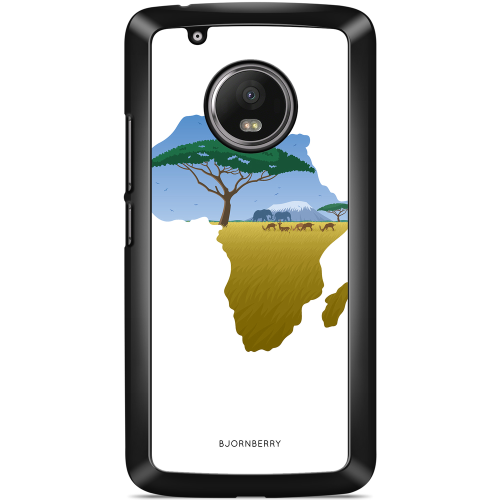 Moto G5 Plus Case - Africa White