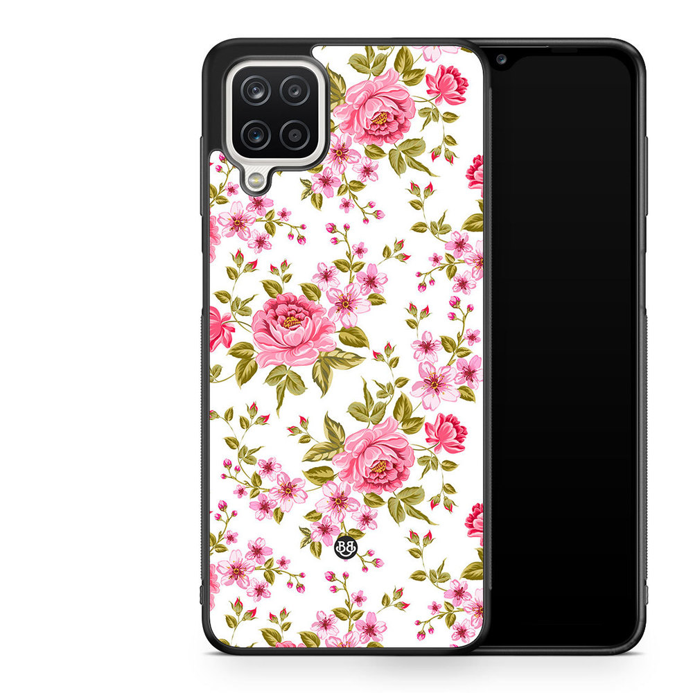 Samsung Galaxy A12 Case - Peony