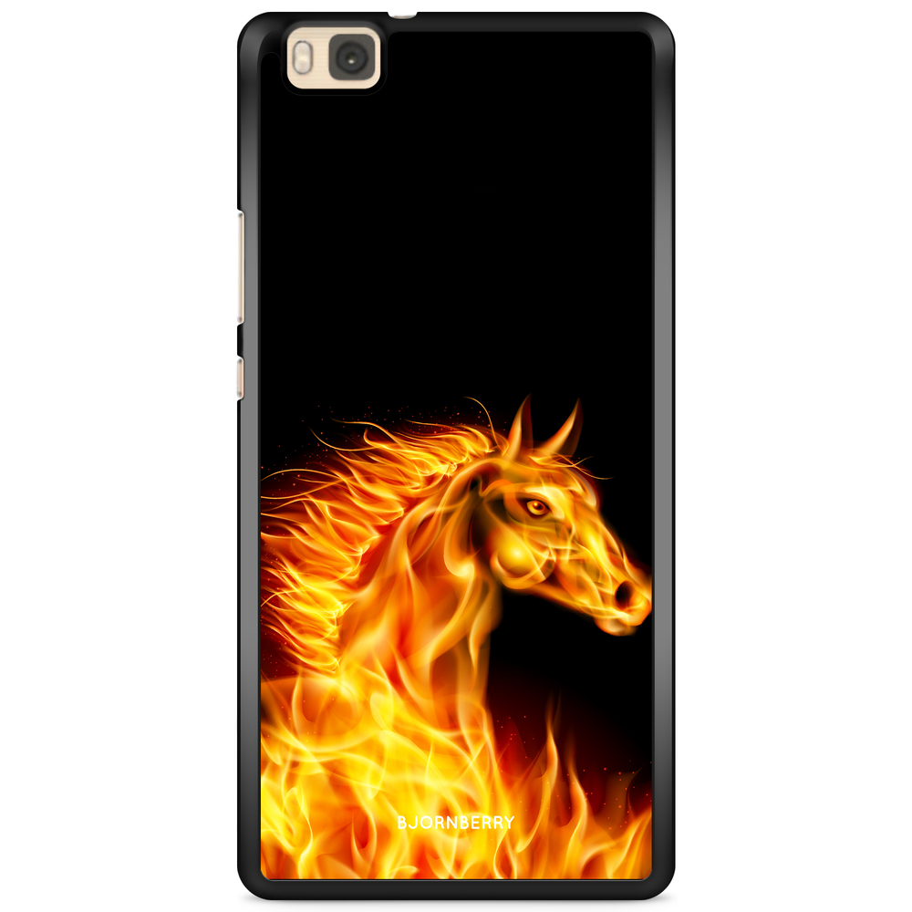Huawei P8 Lite Case - Flames Horse