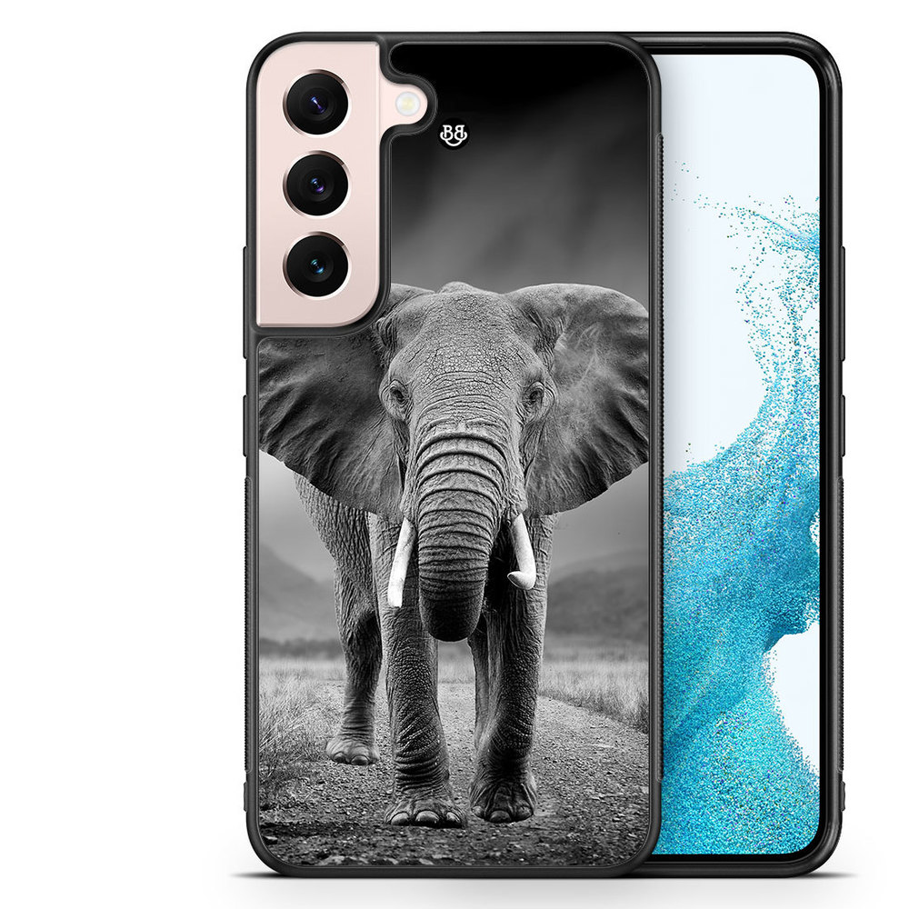 Samsung Galaxy S22 5G Case - Black/white Elephant