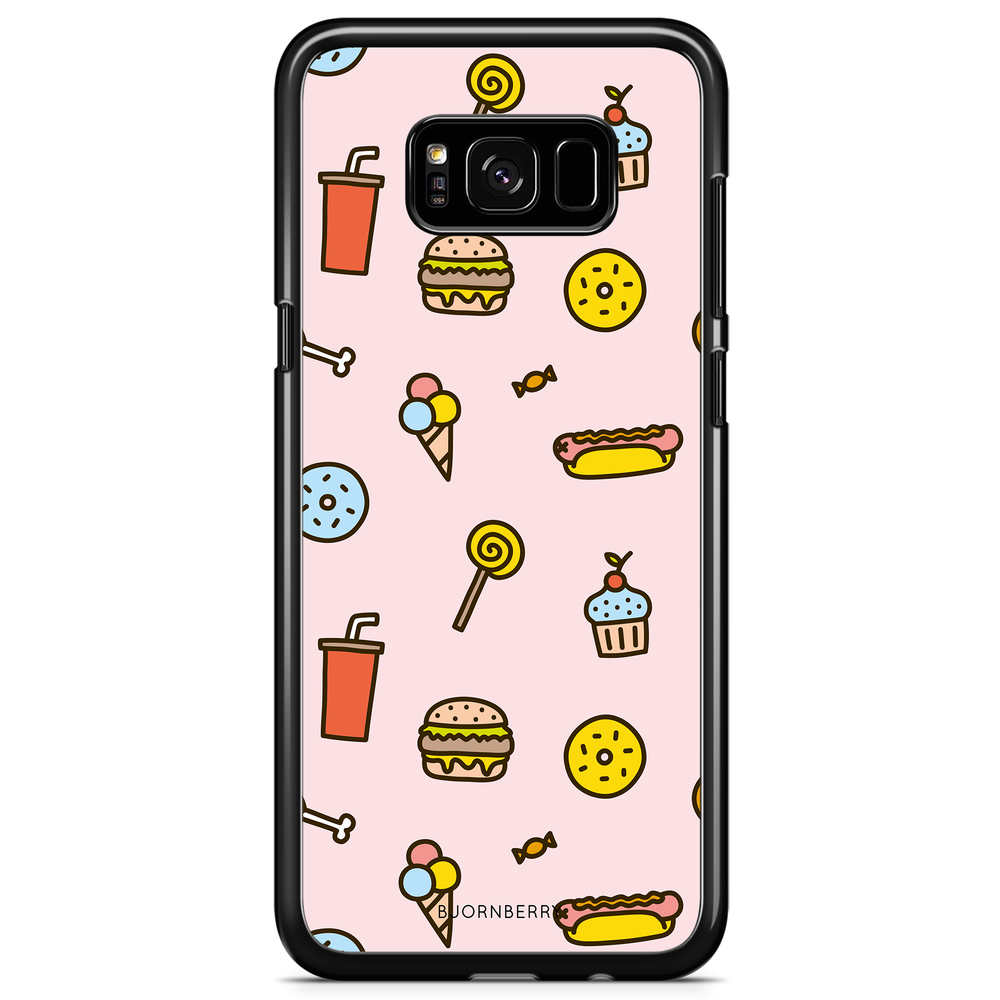 Samsung Galaxy S8 Case - Junk Food Pattern