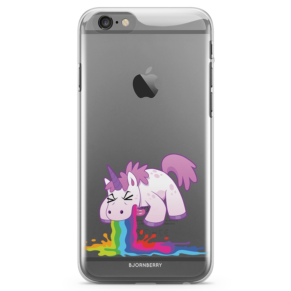 iPhone 6 Plus/6s Plus TPU Case - Puking Unicorn