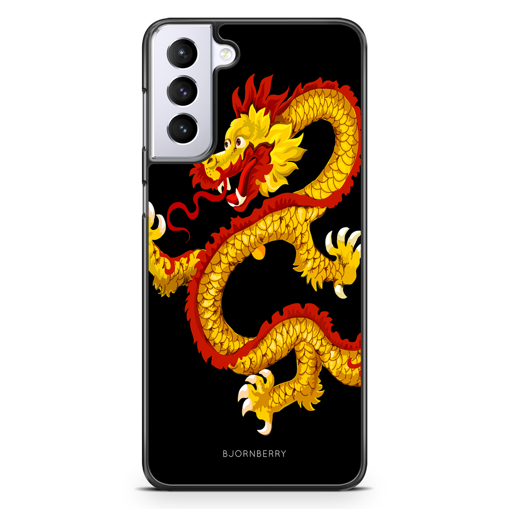 Samsung Galaxy S21 Plus Case - Yellow Dragon