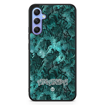 Samsung Galaxy A34 5G Custom Skal - Green Name