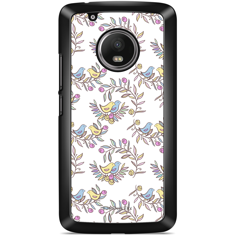 Moto G5 Plus Case - Bird Pattern