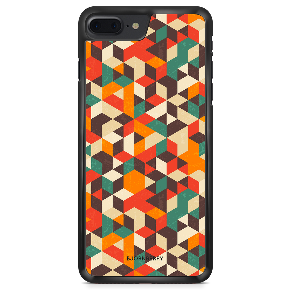 iPhone 8 Plus Case - Retro Geometric