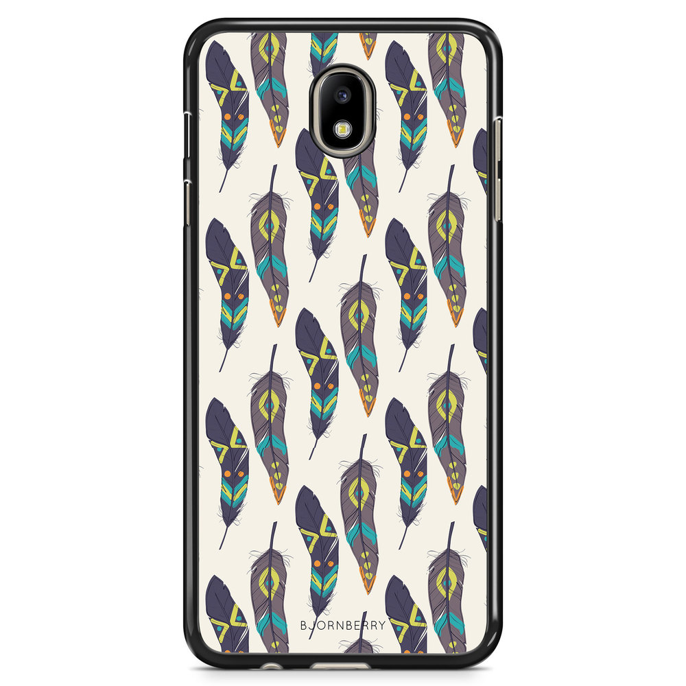 Samsung Galaxy J7 (2017) Case - Ethnic Feathers