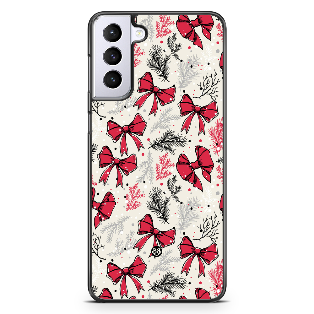 Samsung Galaxy S21 Plus Case - Christmas Bows
