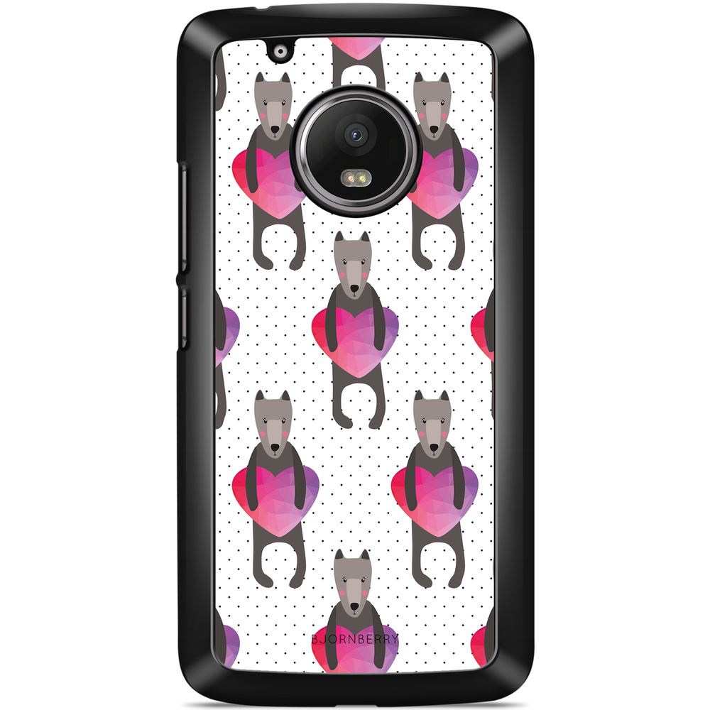 Moto G5 Plus Case - Romantic Dogs