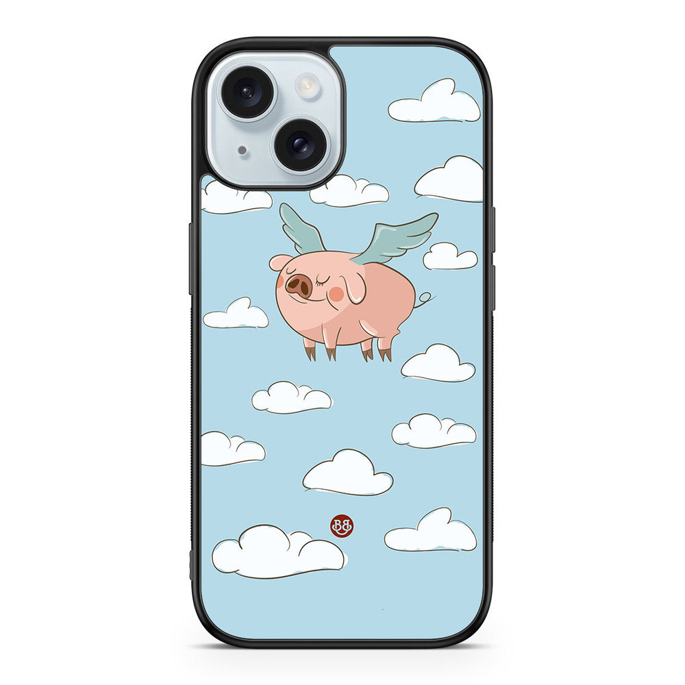 iPhone 15 Case - Flying Pig