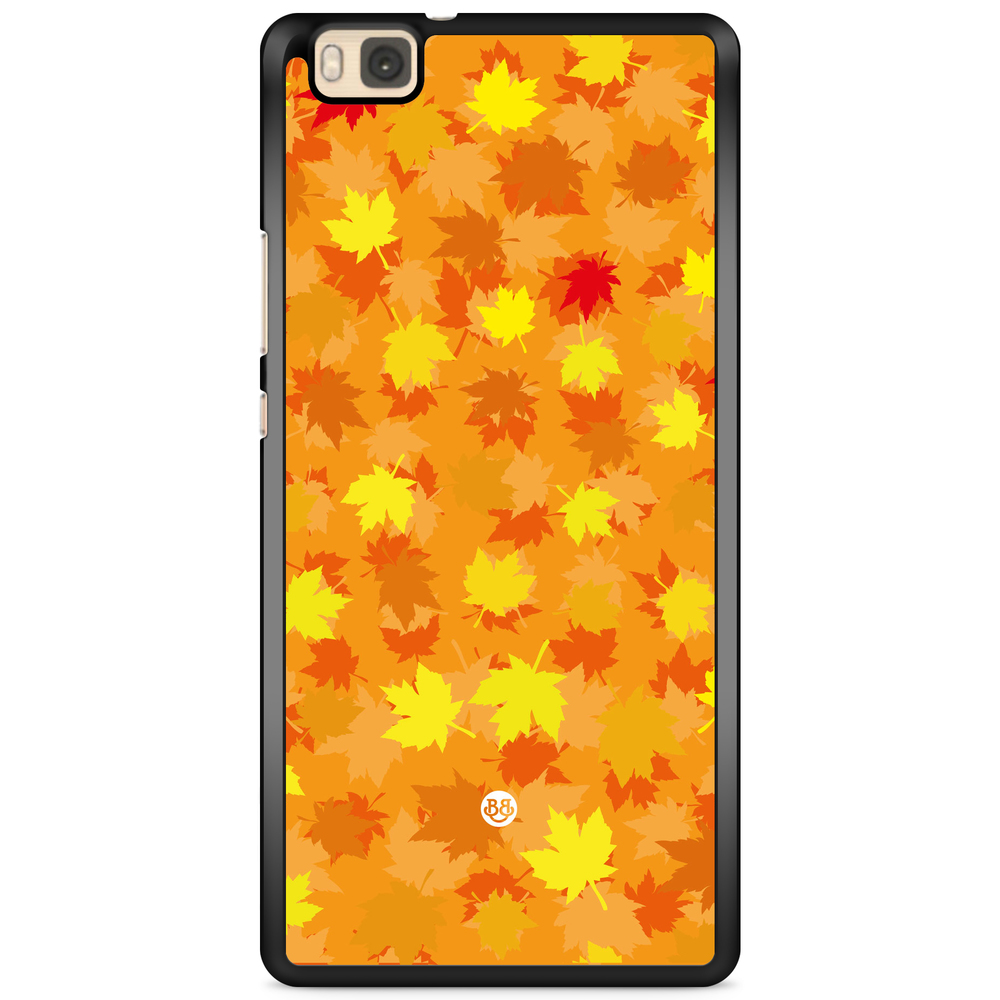 Huawei P8 Lite Case - Orange leaves
