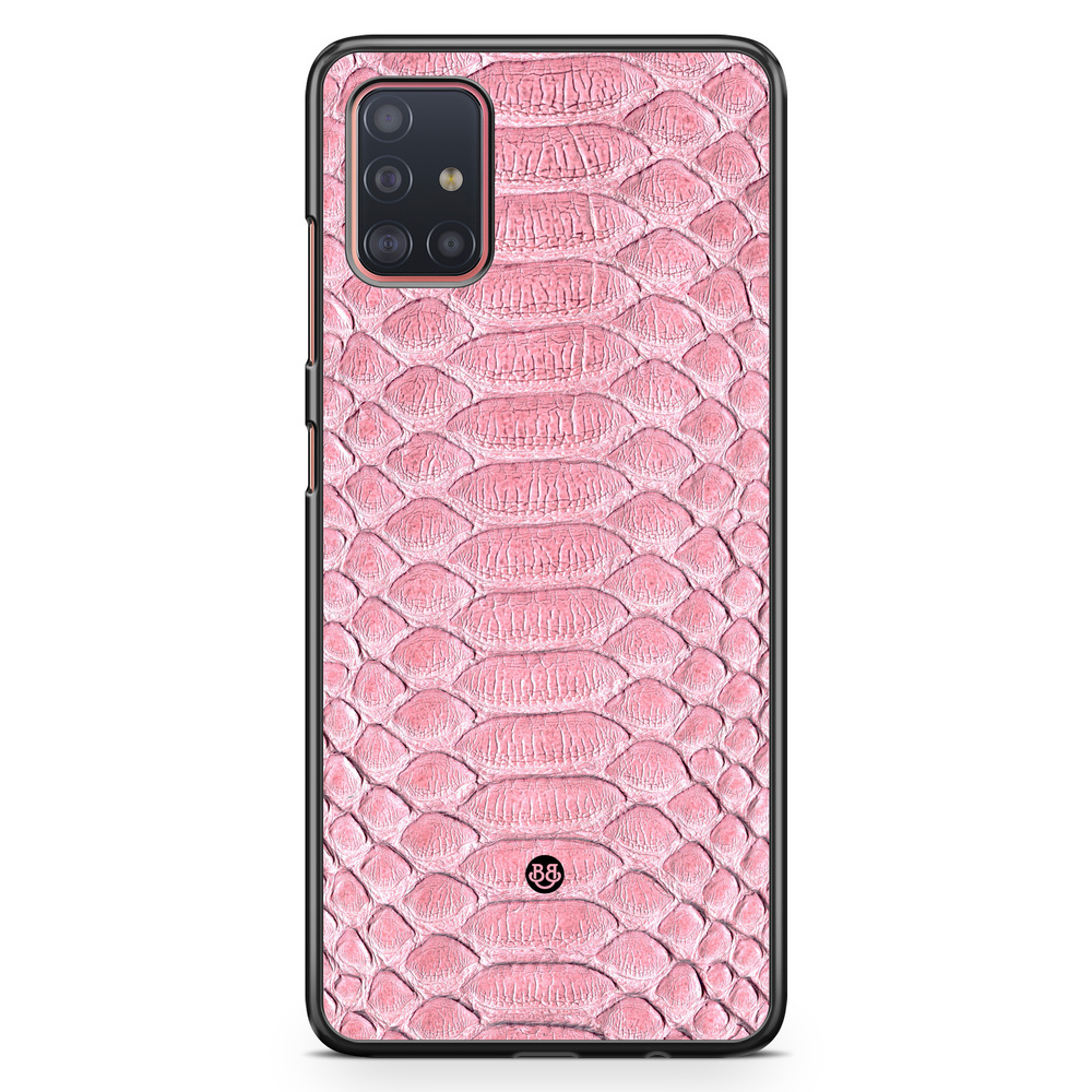 Samsung Galaxy A51 Case - Salmon Snake